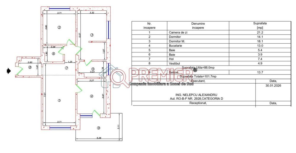 3 Camere | Bloc nou - Sector 4 – Drumul Binelui