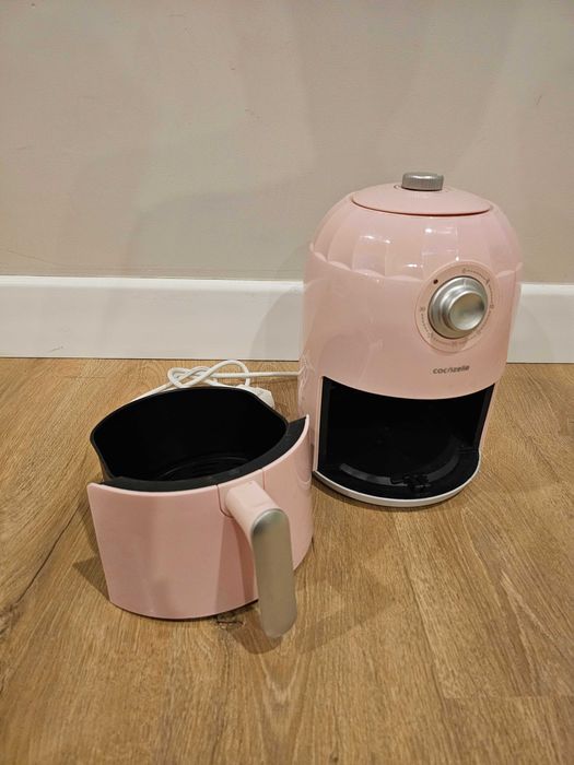 Friteuză cu aer cald (Airfryer) 2L, Roz - Stare perfectă