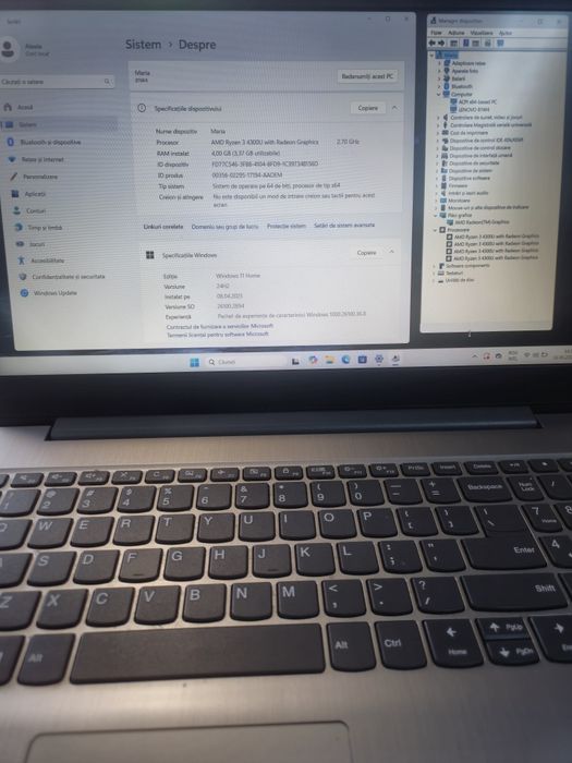 Laptop Lenovo IdeaPad 3 . 15,6 inch / 4gb Ram / 256gb SSD