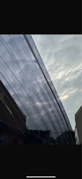 Поликарбонат трапеция, сотый, монолитный