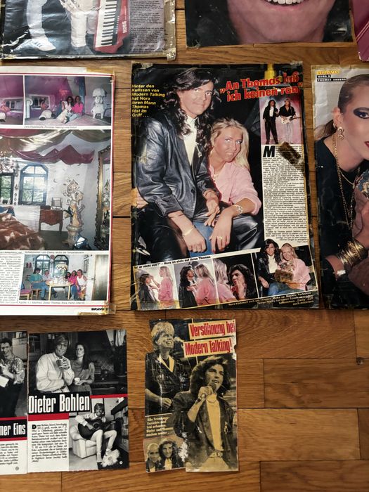 Colectie rara postere originale Modern Talking