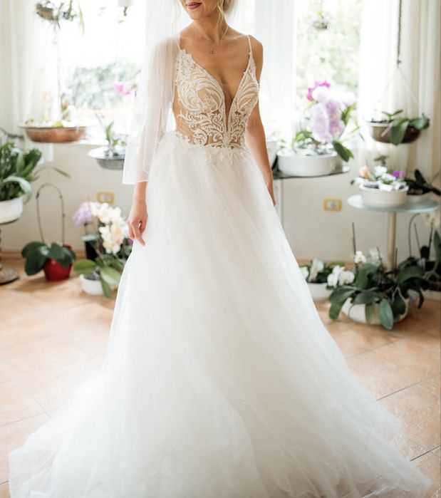 Булчинска рокля на Romantika fashion София Борисова размер С