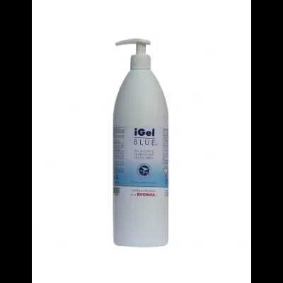 Gel dezinfectant pentru maini EKOMAX iGel Blue, 1 L (stoc 11 buc)