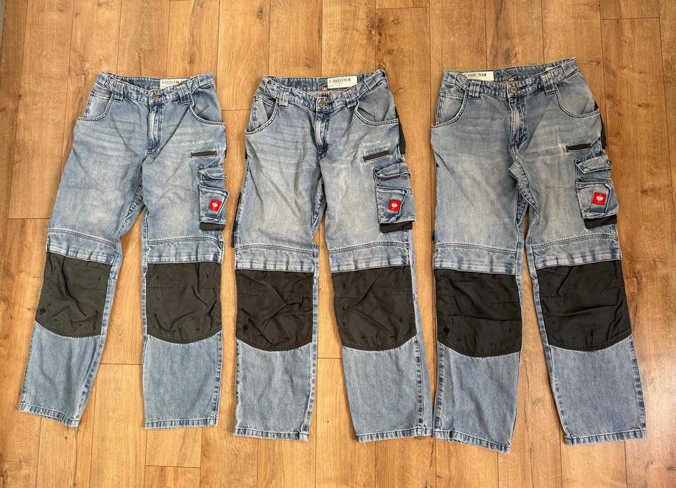 Engelbert Strauss 46 S barbati Denim Workwear pantaloni