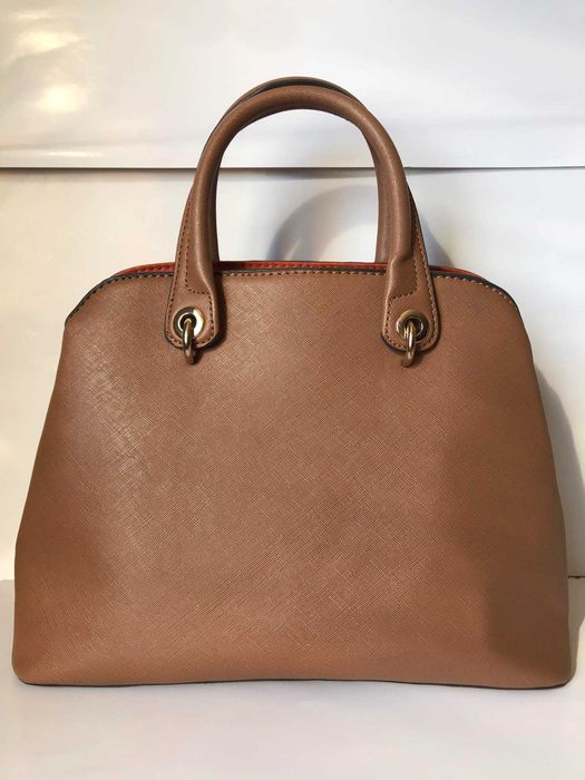 дамска кожена чанта MANGO - НОВА