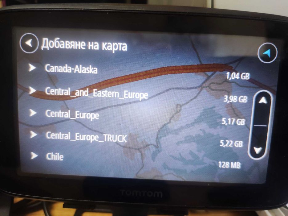 Продавам Професионална GPS Навигация за Камион TomTom GO Professional 520 (5 инча, Wi-Fi)