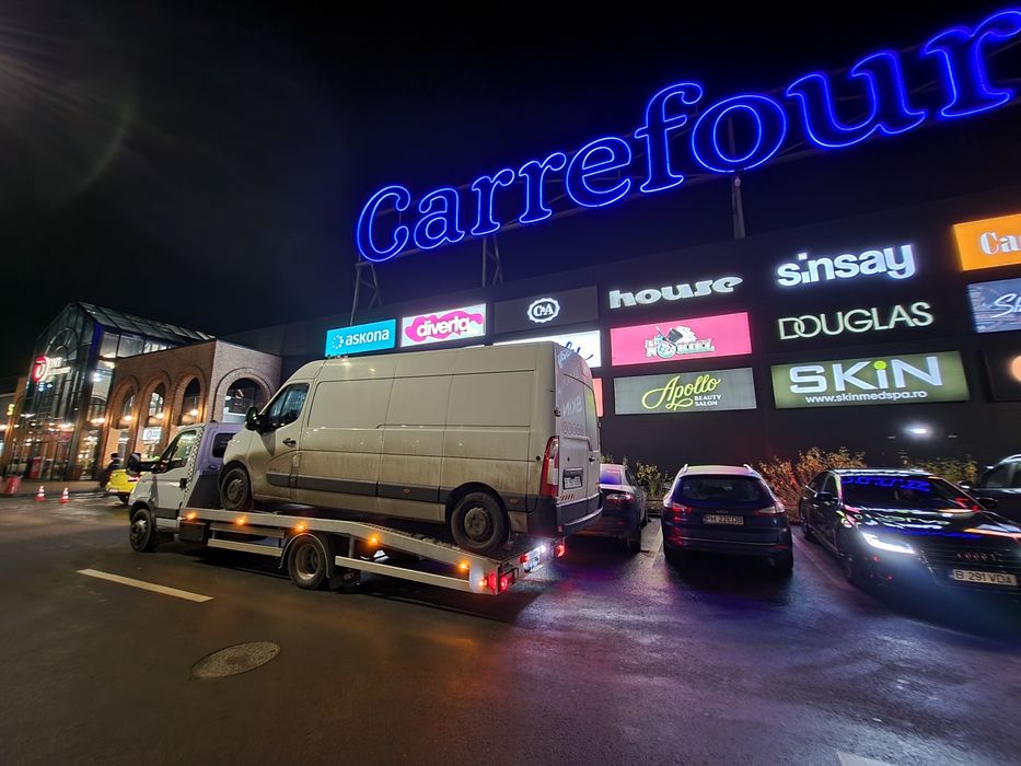 Tractari&Platforma.Auto Cu Roti Blocate,Dube.Transport Stivuitoare