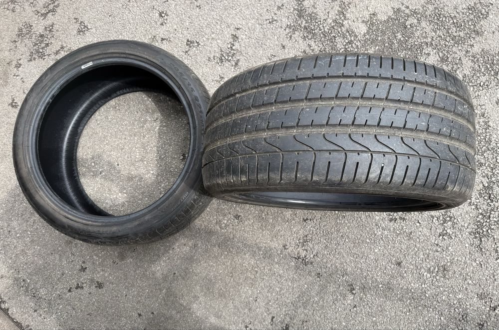 Летни гуми 295/35R21 PIRELLI хомологирани N0 DOT:2023 като нови на 95% профил ПИРЕЛИ 295-35Р21 нов дот 2023