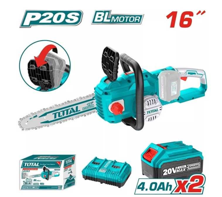 Drujba Total 40V LI-ION – Motor fara perii  – PUTERE ȘI LIBERTATE