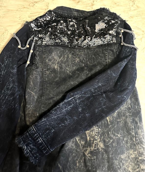 Дънково яке с паети