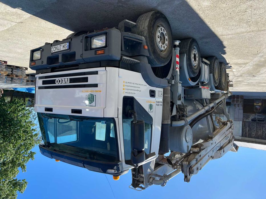 Autobetoniera pompa de betoane Iveco EuroTrakker motor defect!!!