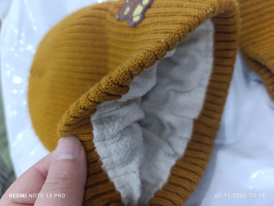 Зимняя шапка + снуд