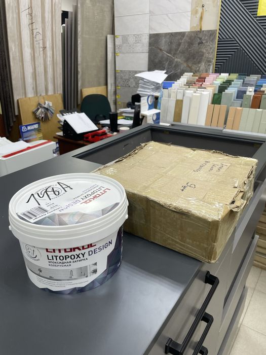 Мозаика стрип бежевая