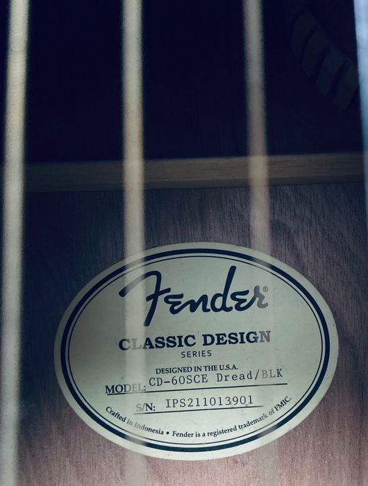 Chitara electro-acustica Fender + amplificator