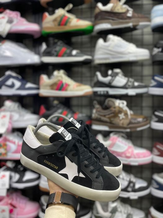 Adidasi Golden Goose Black Super Star