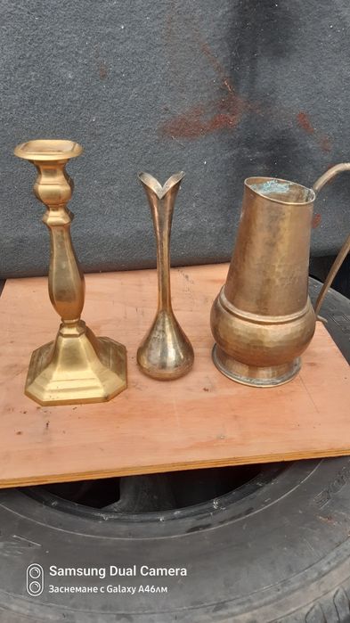 Медна кана и свешник
