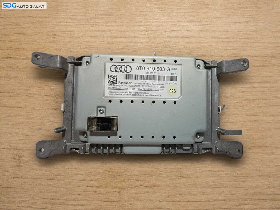 Display Afisaj Ecran Navigatie MMI Audi Q5 8R 2008 - 2012 Cod 8T0919603G [N8769]