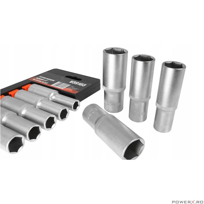 Set 10 chei tubulare 1/2" 10-24 mm, Verke