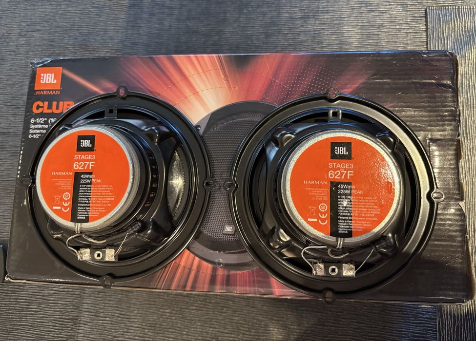 JBL Stage 3 627F 6.5 Inch 2-Way Speakers 225W
