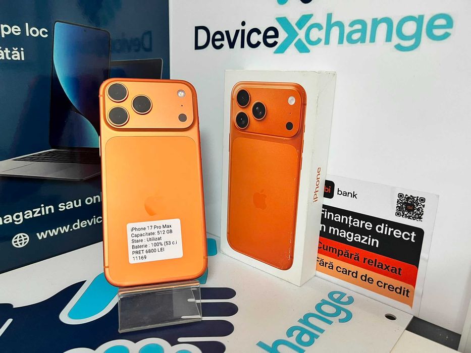 iPhone 17 Pro Max Orange 512 GB 100% * Garantie *Buy Back * deviceXchange