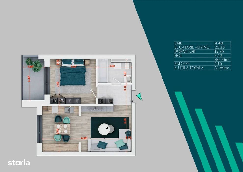 2 Camere Sector 3 Izolatie Fonica | Parcare EV | Centrala Proprie