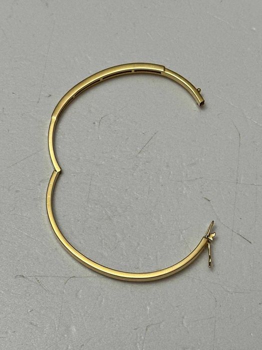 BRATARA AUR 18K - Model Bangle - Zirconia - 10.5g. - 565 lei/gr. !