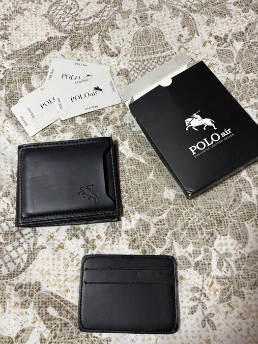Нов мъжки портфейл POLO Air – кожен, в кутия