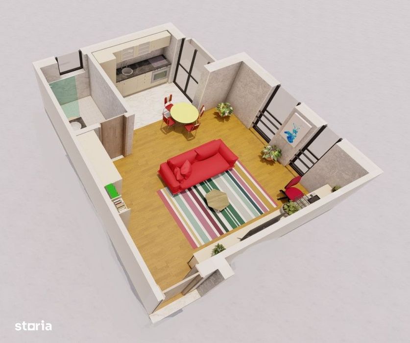 IMI Residence - Comision 0 - Apartament cu o camera, 38 mp - loc parca — fotografia 3