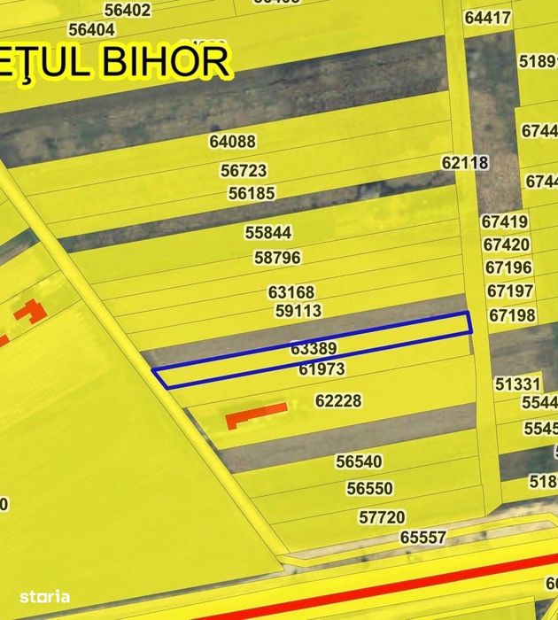 Teren intravilan – Oșorhei | 2878mp
