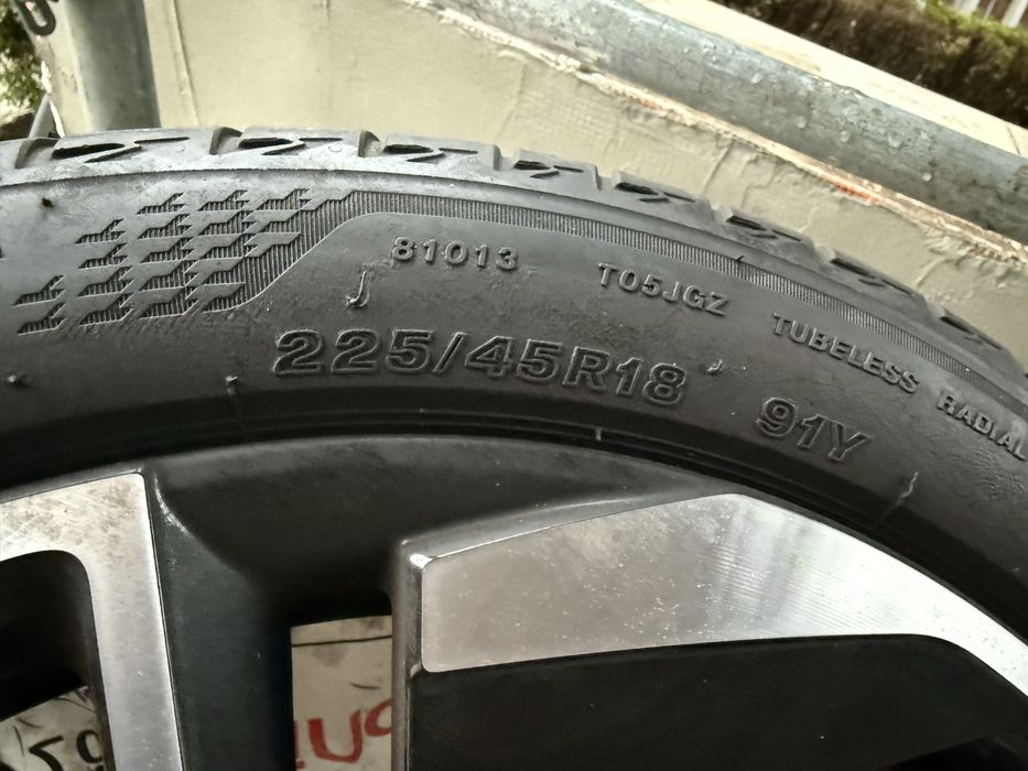 Jante Skoda Comet vRS OEM R18 + Anvelope Bridgestone de vara