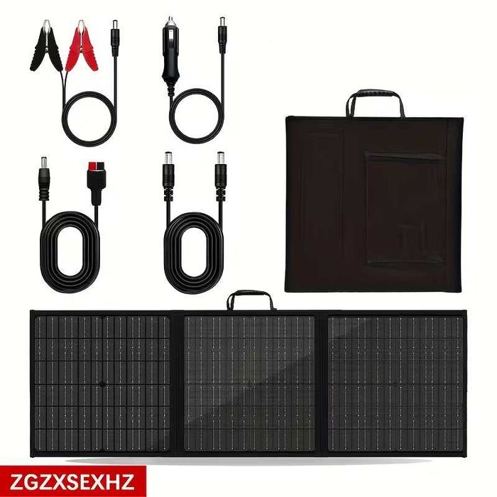 Мощен Монокристален Соларен Панел 100W (Peak) пълен комплект с кабели