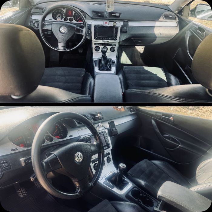 Volkswagen Passat 2.0 FSI Negru Berlină Benzină-GPL Xenon Navigație