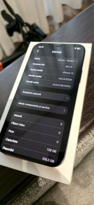 Iphone 12 baterie 100%