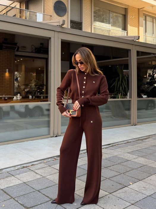 Дамски комплект от плетиво