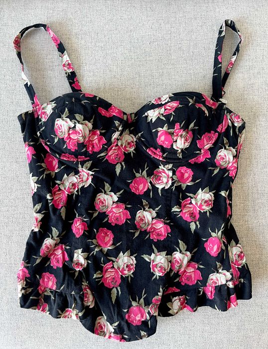Zara бюстие S-M размер/Дамски корсети Topshop S-M размер/Ralph Lauren тениска размер M