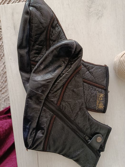 Махси кожные 40 размер женская