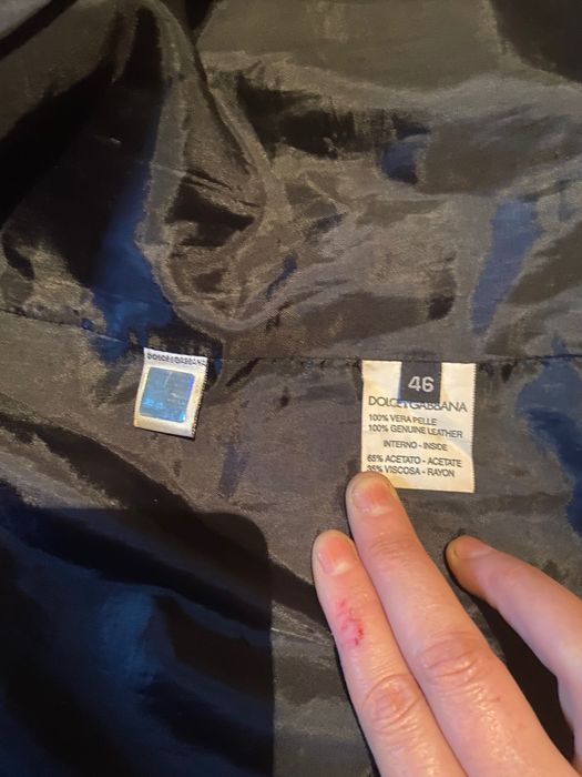 Куртки D&G джинс и кожа