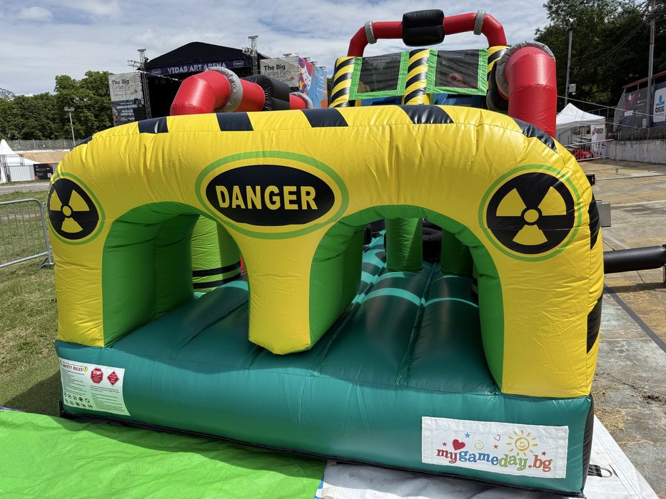 Под наем надуваем замък; надуваема пързалка, надуваем батут Т-рекс