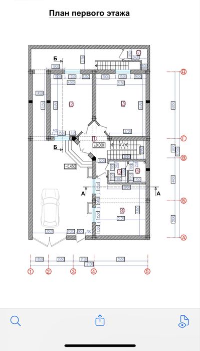 Тузель, евродом 3 уровня, 5 комнат, ор-р 40лет,  Арка.