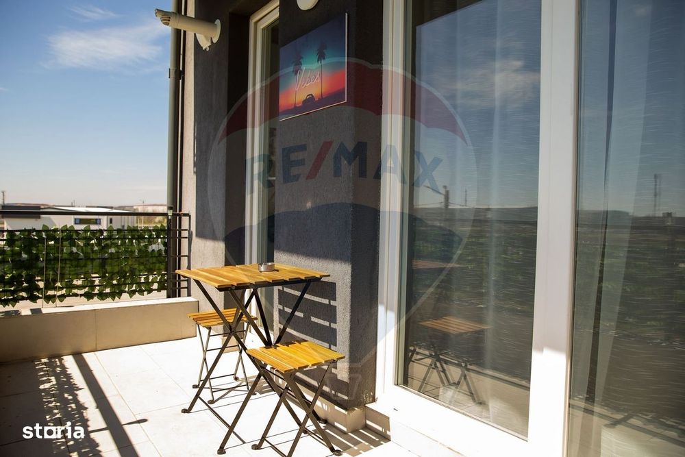 Chiajna | Garsonieră modernă cu balcon | Etaj 2 | Bloc nou