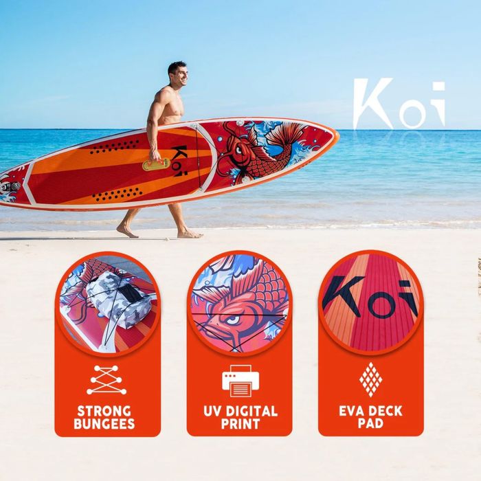 Падъл борд 350 см (11’6) | SUP комплект Koi + 2 г. гаранция