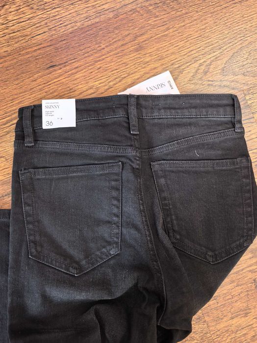 Дънки Mango черни