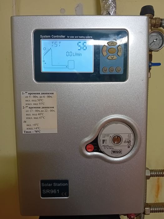 Помпена група за соларна система за топла вода