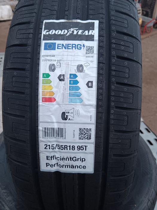 215 55 18 Goodyear 2бр гуми нови