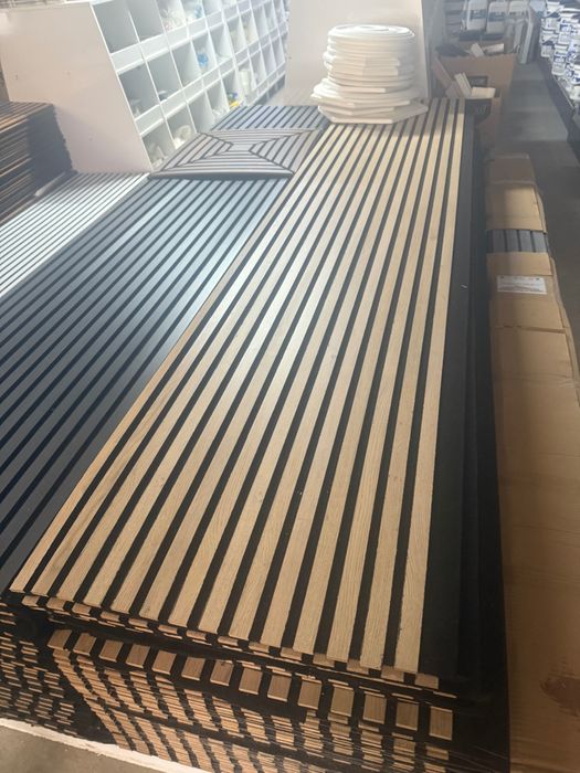 Акустичен Стенен Панел | Материал: MDF | Цвят: Орех и други цветове