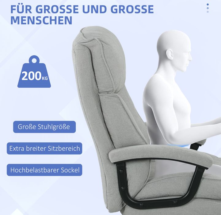 Голям офис стол HOMCOM