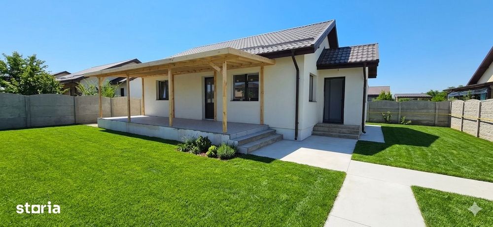 Casa 95m2 cu 3 Camere pe Parter, în Clinceni,  utilități complete
