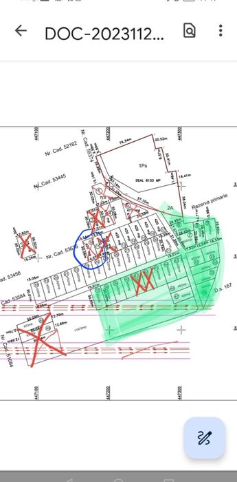 Teren intravilan construibil (420m patrati)