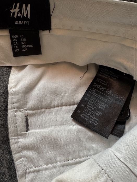 100% вълнена блуза и H&M вълнен панталон slim fit