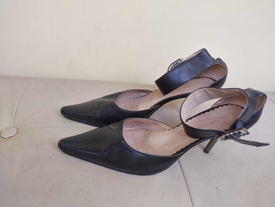 Обувки с ток Luis Cardy естествена кожа